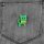 Pin - Cat - green-yellow