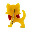 Pin - Cat - yellow-red - Badge