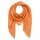 Baumwolltuch - orange Lurex silber - quadratisches Tuch