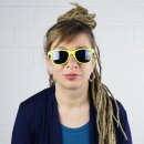 Freak Scene Sonnenbrille - L - gelb 02