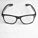 Freak Scene Nerdbrille - L - schwarz klar