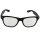 Freak Scene Nerdbrille - L - schwarz klar
