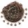 Scarf triangular - Roses pattern - brown