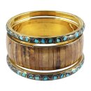 Armreif - Armschmuck - Set - 3-teilig - goldfarben - indisch