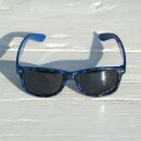 Freak Scene Sonnenbrille - L - Smilers blau-schwarz