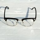 Freak Scene 60er Nerdbrille - M - schwarz klar