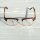Freak Scene 60er Nerdbrille - M - braun klar