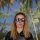 Freak Scene Sunglasses - L - blue transparent