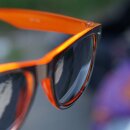 Freak Scene Sonnenbrille - L - schwarz-braun transparent