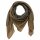 Cotton scarf - Indian pattern 1 - brown Lurex silver - squared kerchief
