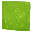 Cotton Scarf - green - lime Lurex gold - squared kerchief
