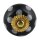 Ceramic door knob shabby chic - Dots - black-white