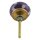 Ceramic door knob shabby chic - Dots - purple-white