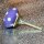 Ceramic door knob shabby chic - Dots - purple-white