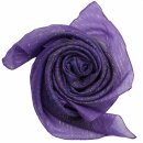 Cotton scarf - Indian pattern 1 - purple Lurex gold -...