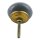 Ceramic door knob shabby chic - Stripes - grey-white
