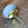 Ceramic door knob shabby chic - Stripes - grey-white