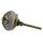 Ceramic door knob shabby chic - Flower 02 - yellow-brown