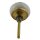 Ceramic door knob shabby chic - Flower 02 - yellow-brown