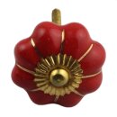 Möbelknauf aus Keramik Shabby Chic Rosette -...