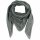 Cotton scarf - grey - dark Lurex gold - squared kerchief