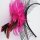 Alice band with feather 02 - pink