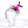 Alice band with feather 02 - pink
