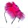 Alice band with feather 03 - pink