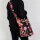 Cloth bag - Floral Design black-red - Tote bag