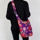 Cloth bag - Floral Design purple-pink - Tote bag