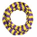Shawl - yellow - purple striped - Muffler scarf