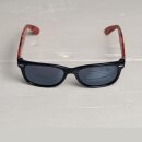 Freak Scene Sonnenbrille schwarz - M - Muster rot schwarz