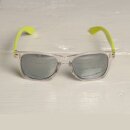 Freak Scene Sonnenbrille - M - transparent-neon-gelb
