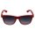 Freak Scene Sunglasses - M - red flexible temples