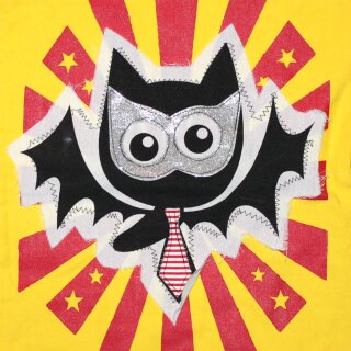 Cloth bag with application - Bat - Tote bag