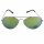 Aviator Sunglasses - M - gold mirrored