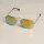Aviator Sunglasses - M - gold mirrored