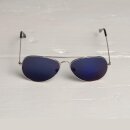 Aviator Sunglasses - M - blue mirrored