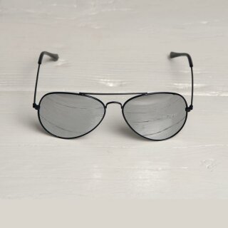 Aviator Sunglasses - M - silver mirrored 01