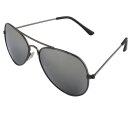 Aviator Sunglasses - M - silver mirrored 02