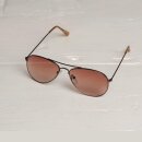 Aviator Sunglasses - S - light brown shaded