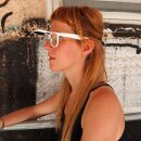 Freak Scene Flip Up Sunglasses - M - white