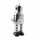 Robot - Tin Toy Robot - High Wheel Robot - silver