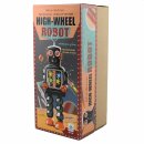 Robot - Tin Toy Robot - High Wheel Robot - balck