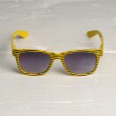 Freak Scene Sonnenbrille - M - Streifen gelb-schwarz
