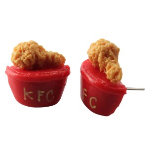 Ohrringe - Chicken-Box