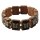 Wooden Wristband - Butterfly - ocher