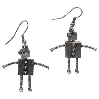 Earrings - Robot-Girl 1