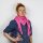 Cotton scarf - green - squared kerchief