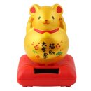 Lucky cat mouse - Maneki Neko - Waving cat - solar - 10,5...